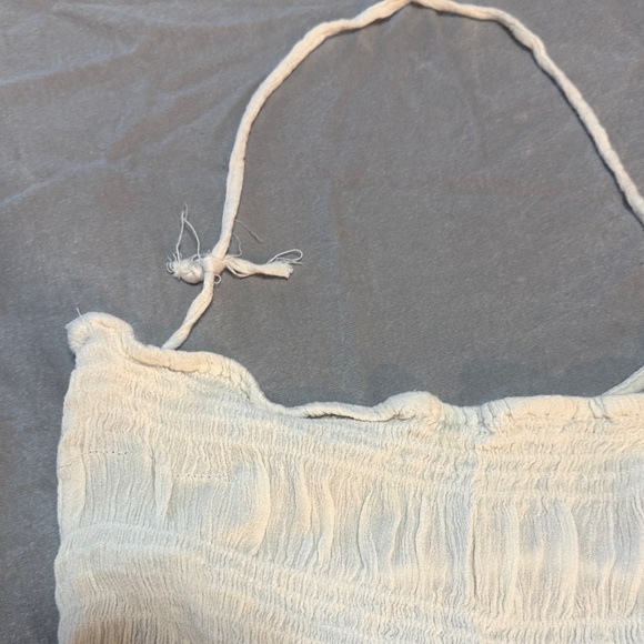 Chic Cream Ruffled Dress - Picture 3 of 6